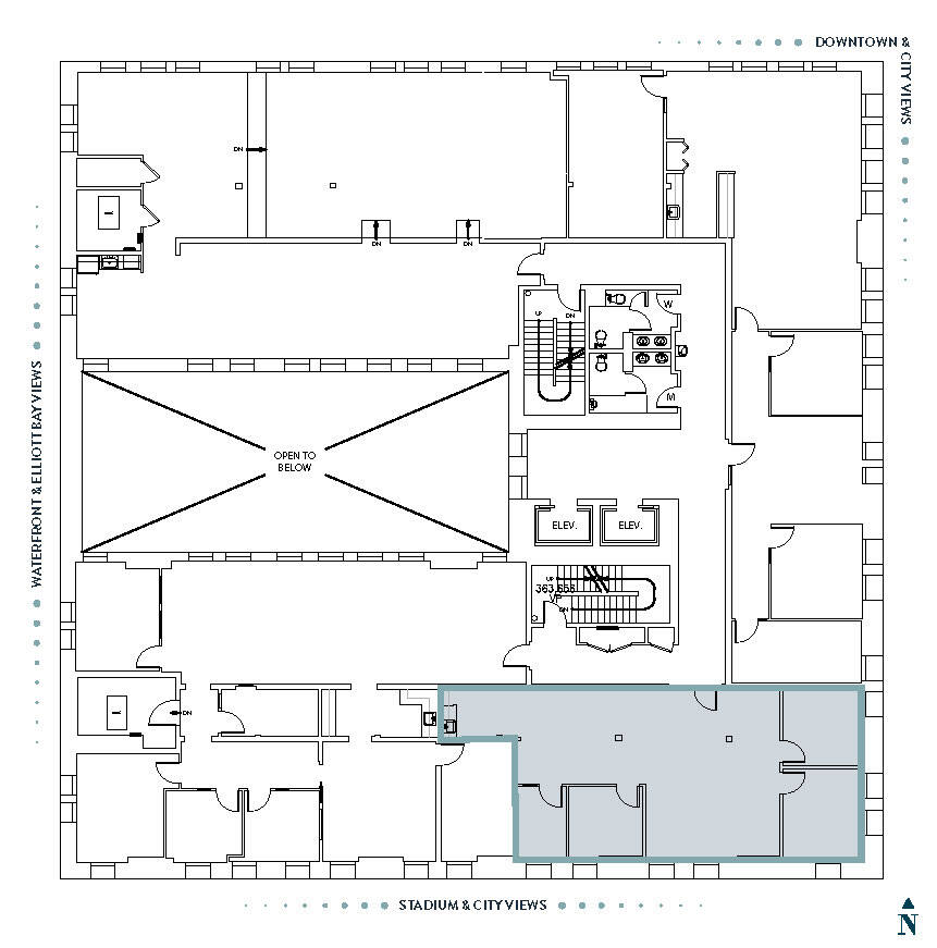 615 2nd Ave, Seattle, WA à louer Plan d’étage– Image 1 sur 1