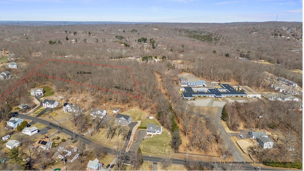 50 Beach Rd, Wolcott, CT à vendre - Aérien – Image 3 sur 25