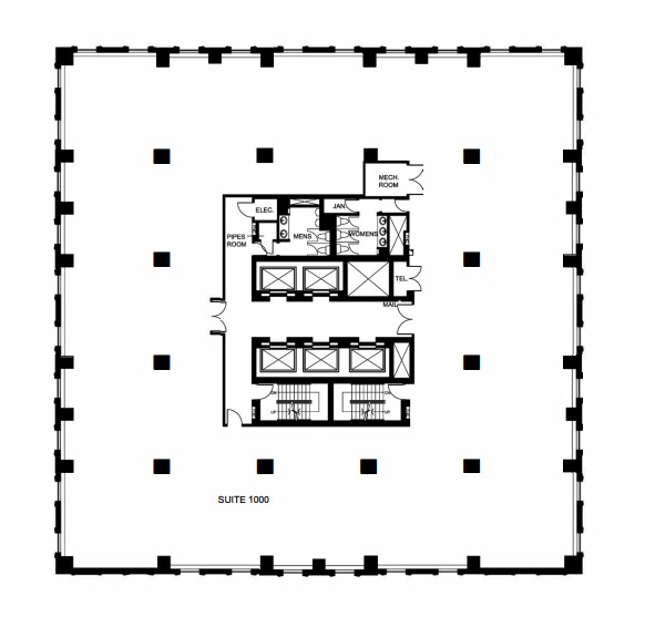 415 Yonge St, Toronto, ON à louer Plan d’étage– Image 1 sur 1