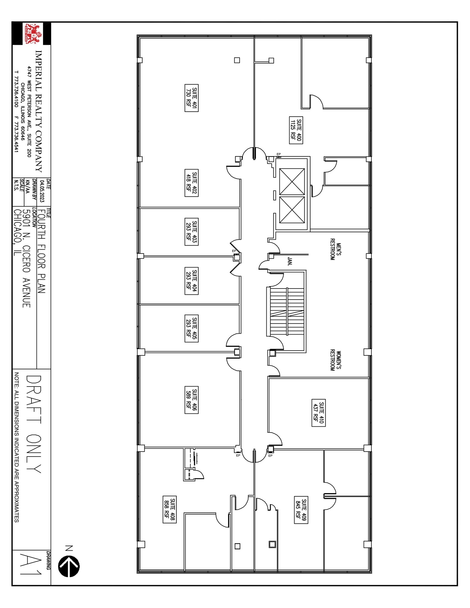 5901 N Cicero Ave, Chicago, IL à louer Plan de site– Image 1 sur 1