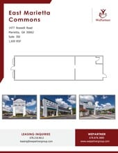 1425-1495 Roswell Rd, Marietta, GA à louer Plan de site– Image 1 sur 1