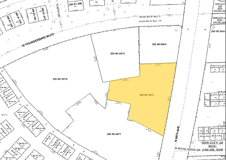 13650 N 99th Ave, Sun City, AZ à vendre - Plan cadastral – Image 3 sur 4