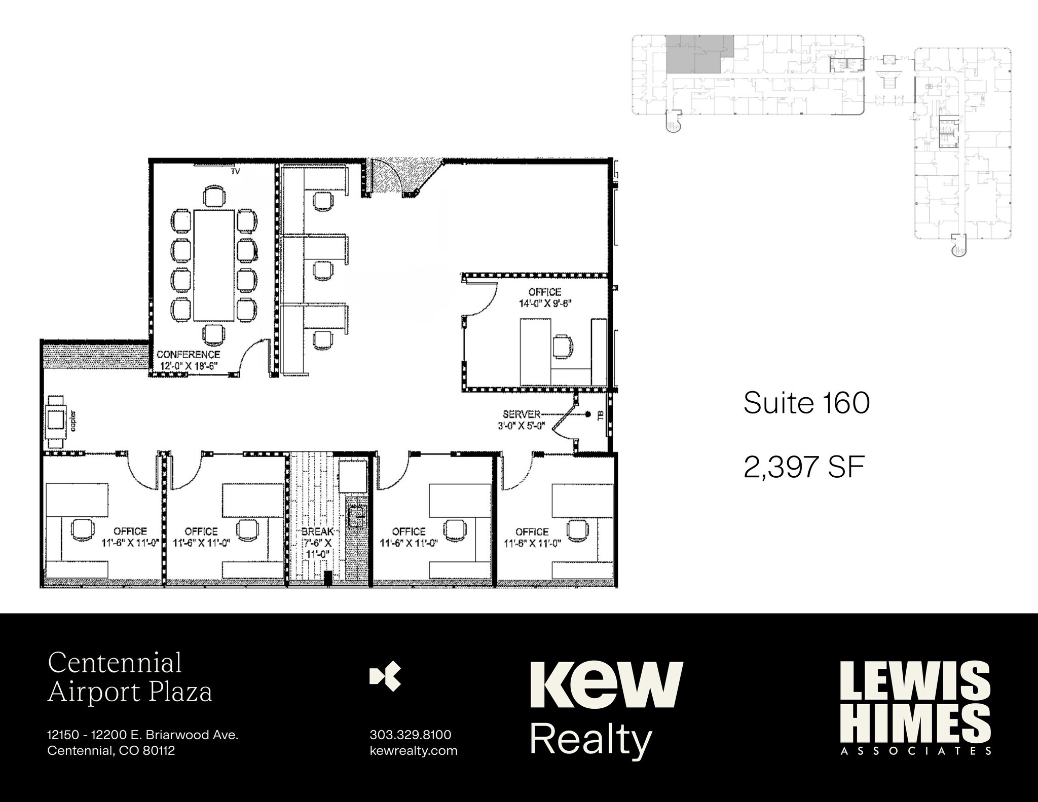12150-12200 E Briarwood Ave, Centennial, CO à louer Plan de site– Image 1 sur 14