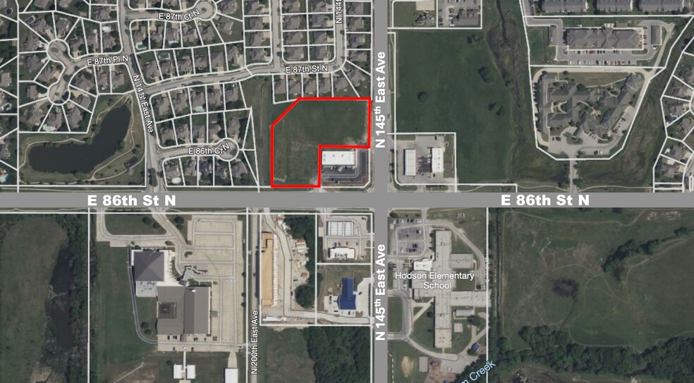 E 86th St N, Owasso, OK à vendre - Aérien – Image 1 sur 9