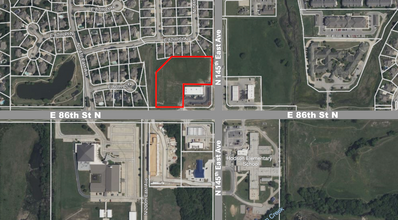 E 86th St N, Owasso, OK - VUE AÉRIENNE  vue de carte