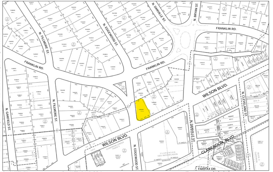 2727-2731 Wilson Blvd, Arlington, VA à louer - Plan cadastral – Image 1 sur 1
