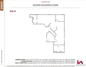 2900 Adams St, Riverside, CA à louer Plan d’étage– Image 1 sur 1