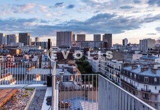 Paris - Vue aérienne  vue de carte
