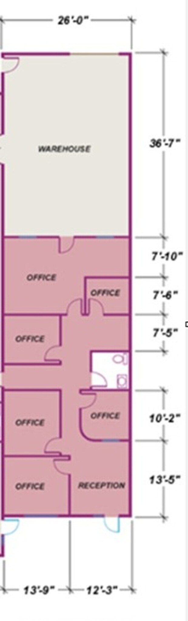 6255 McLeod Dr, Las Vegas, NV à louer Plan d’étage– Image 1 sur 16