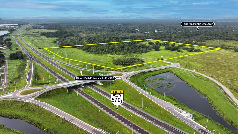 Braddock RD @ Polk Parkway, Auburndale, FL à vendre - Aérien – Image 2 sur 10