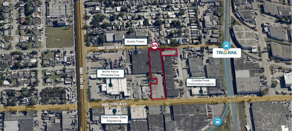 7640 NW 36th Ave, Hialeah, FL à vendre - Photo de l’immeuble – Image 2 sur 12