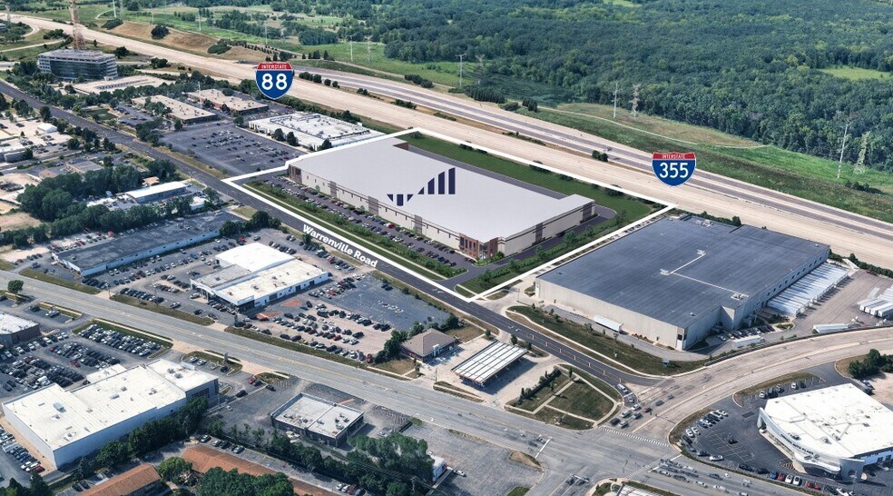2300 Warrenville Rd, Downers Grove, IL à louer - Aérien – Image 2 sur 3