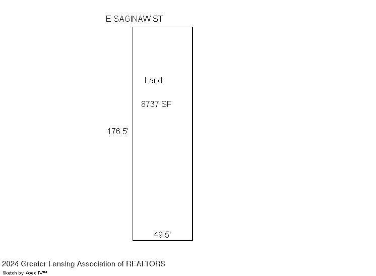 0 E Saginaw St, Lansing, MI à vendre - Plan de site – Image 2 sur 2