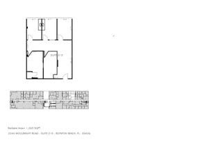 2240 W Woolbright Rd, Boynton Beach, FL à louer Plan de site– Image 1 sur 1