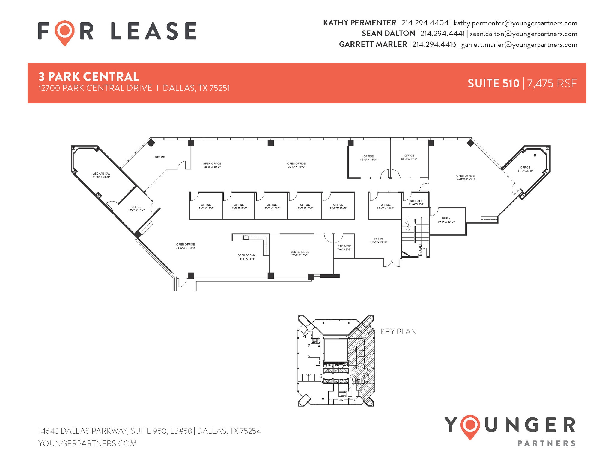 12700 Park Central Dr, Dallas, TX à louer Plan d’étage– Image 1 sur 1