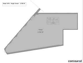 3129 W Sunset Blvd, Los Angeles, CA à louer Plan d’étage– Image 2 sur 3