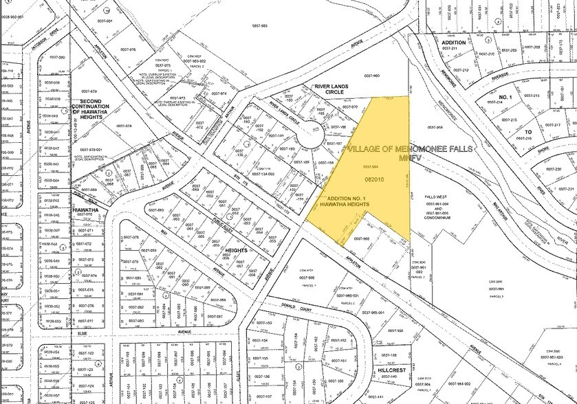 N85W16100-N85W16110 Appleton Ave, Menomonee Falls, WI à louer - Plan cadastral – Image 2 sur 6