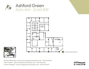 4170 Ashford Dunwoody Rd NE, Atlanta, GA à louer Plan d’étage– Image 1 sur 1