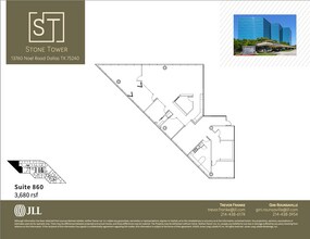 13760 Noel Rd, Dallas, TX à louer Plan d’étage– Image 1 sur 1
