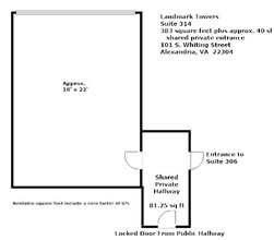 101 S Whiting St, Alexandria, VA à louer Plan d’étage– Image 1 sur 1