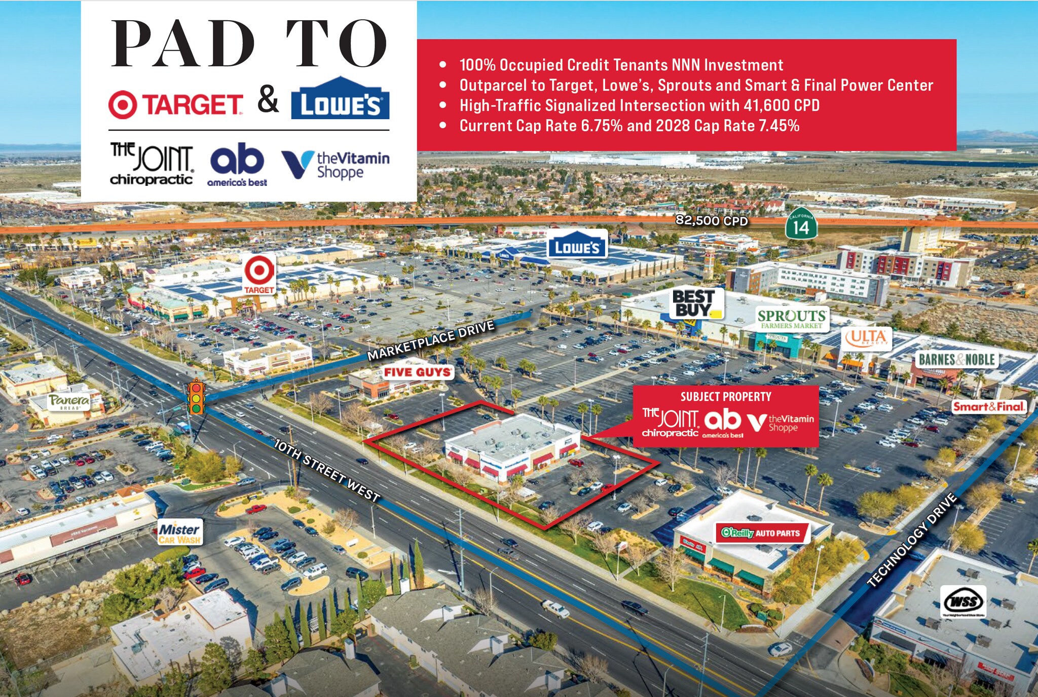 39256 10th St W, Palmdale, CA à vendre Photo principale– Image 1 sur 6