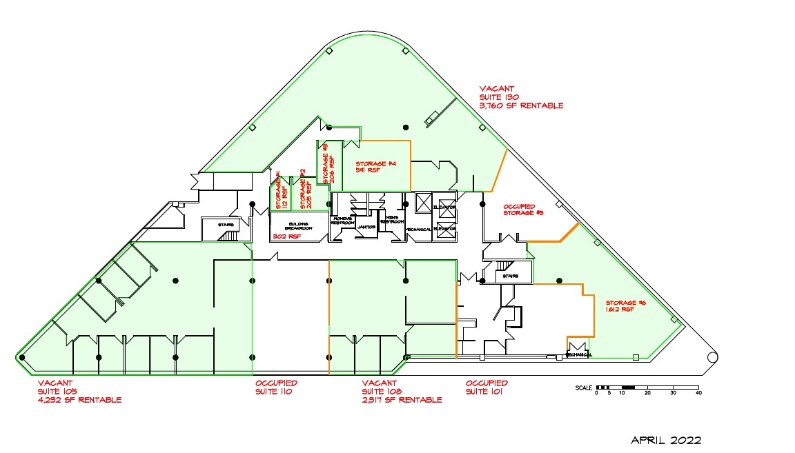 9200 Ward Pky, Kansas City, MO à louer Plan d’étage– Image 1 sur 1