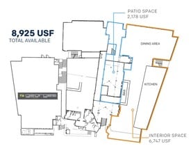 1250 Prospect St, La Jolla, CA à louer Plan d’étage– Image 1 sur 1