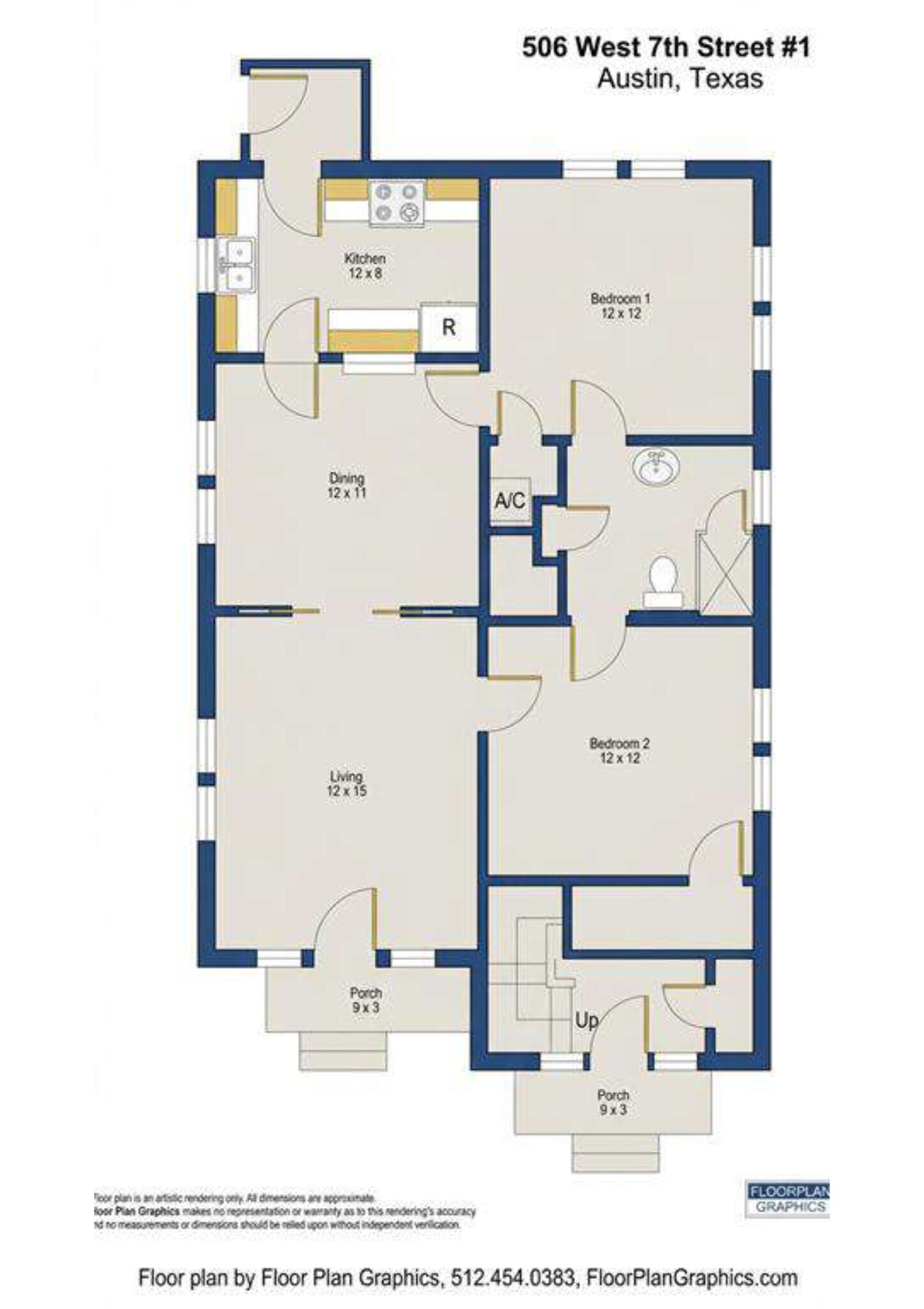 506 1/2 W 7th #1 St, Austin, TX à louer Plan de site– Image 1 sur 10