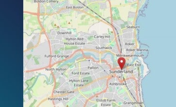 56-57 Fawcett St, Sunderland à louer Carte– Image 2 sur 2