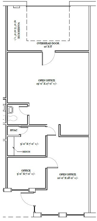 3201-3207 E Pioneer Pky, Arlington, TX à louer Plan d’étage– Image 1 sur 1