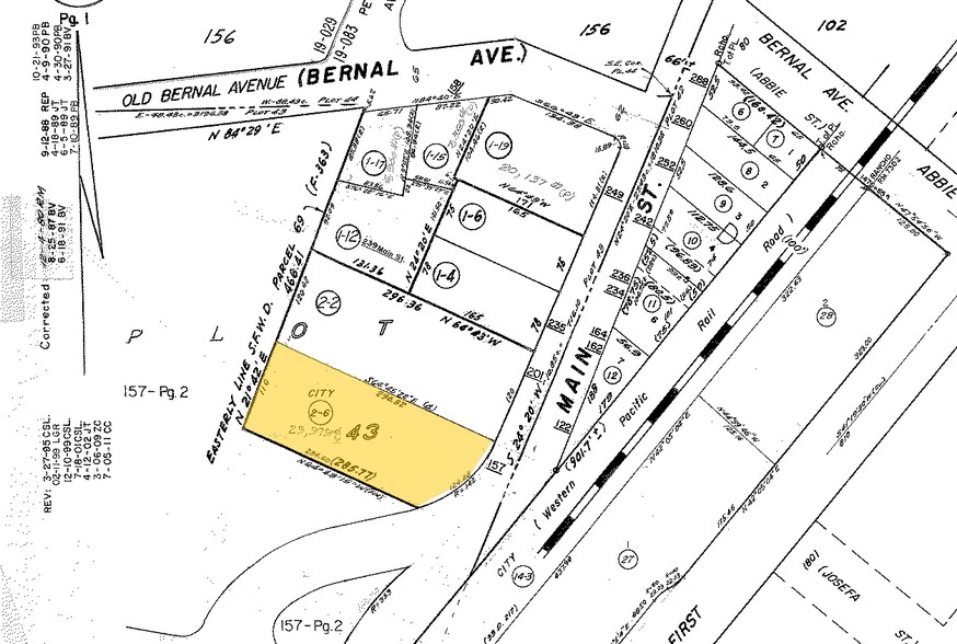 5000 Pleasanton Ave, Pleasanton, CA à vendre - Plan cadastral – Image 2 sur 8