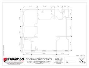 24901 Northwestern Hwy, Southfield, MI à louer Plan d’étage– Image 1 sur 1