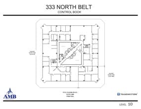 333 N Sam Houston Pky E, Houston, TX à louer Plan d’étage– Image 1 sur 1
