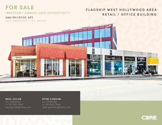 Plus de détails pour 8360 Melrose Ave, Los Angeles, CA - Local commercial à vendre