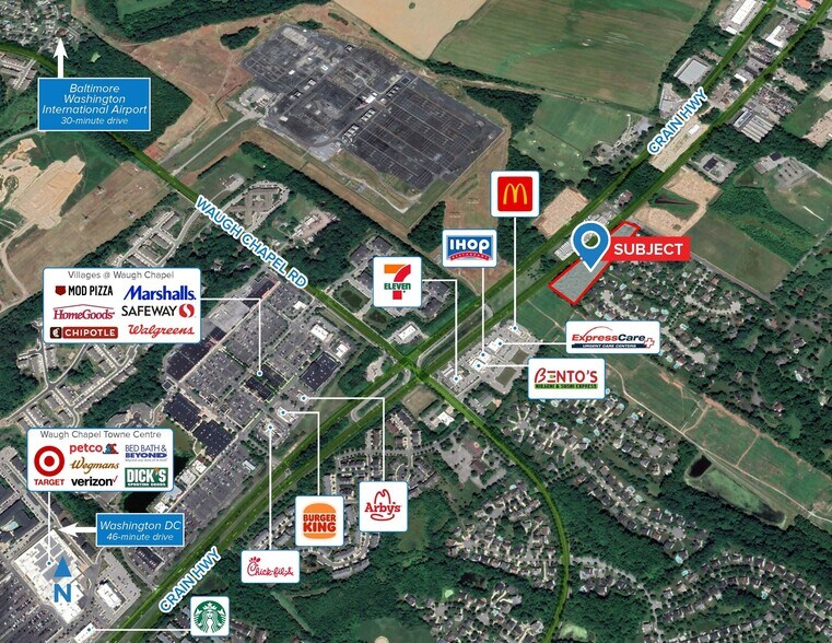 877 Crain Hwy, Gambrills, MD à vendre - Photo de l’immeuble – Image 2 sur 6
