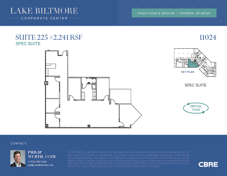 11022-11024 N 28th Dr, Phoenix, AZ à louer Plan d’étage– Image 1 sur 1