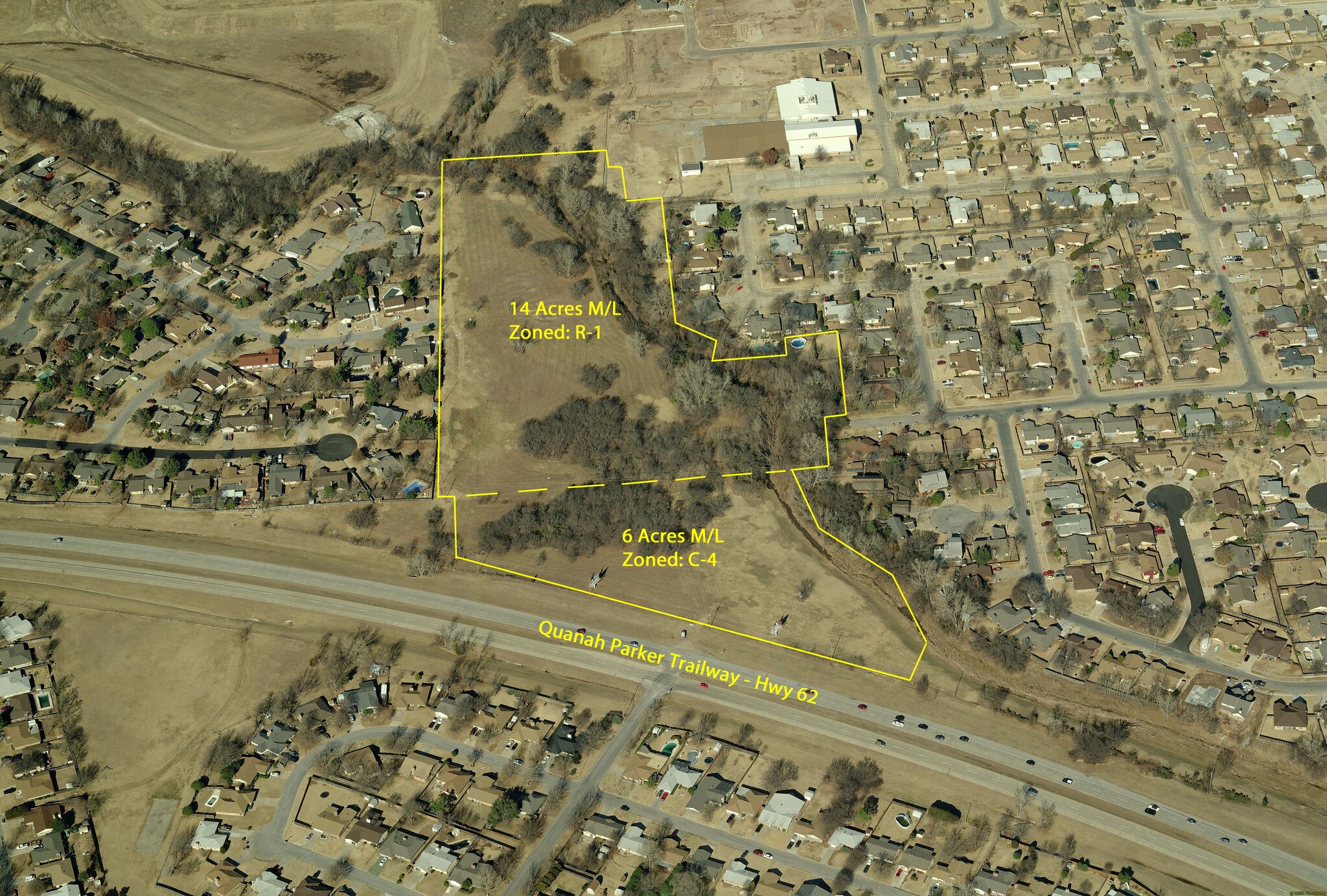 NW Quanah Parker Trailway & 56th St, Lawton, OK à vendre Aérien– Image 1 sur 2