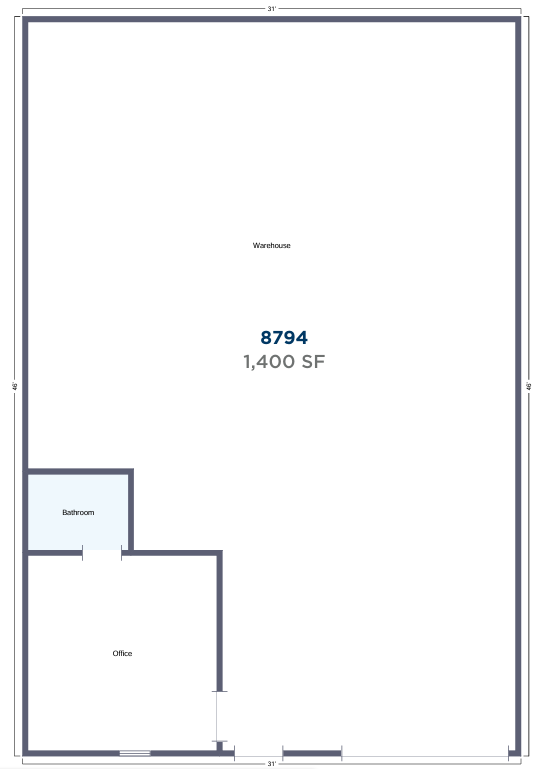 8760-8798 Tyler Blvd, Mentor, OH à louer Plan d’étage– Image 1 sur 1