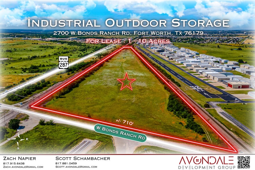 2700 Bonds Ranch rd, Fort Worth, TX à louer - Aérien – Image 1 sur 7