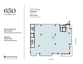 650 H St NE, Washington, DC à louer Plan d’étage– Image 1 sur 1