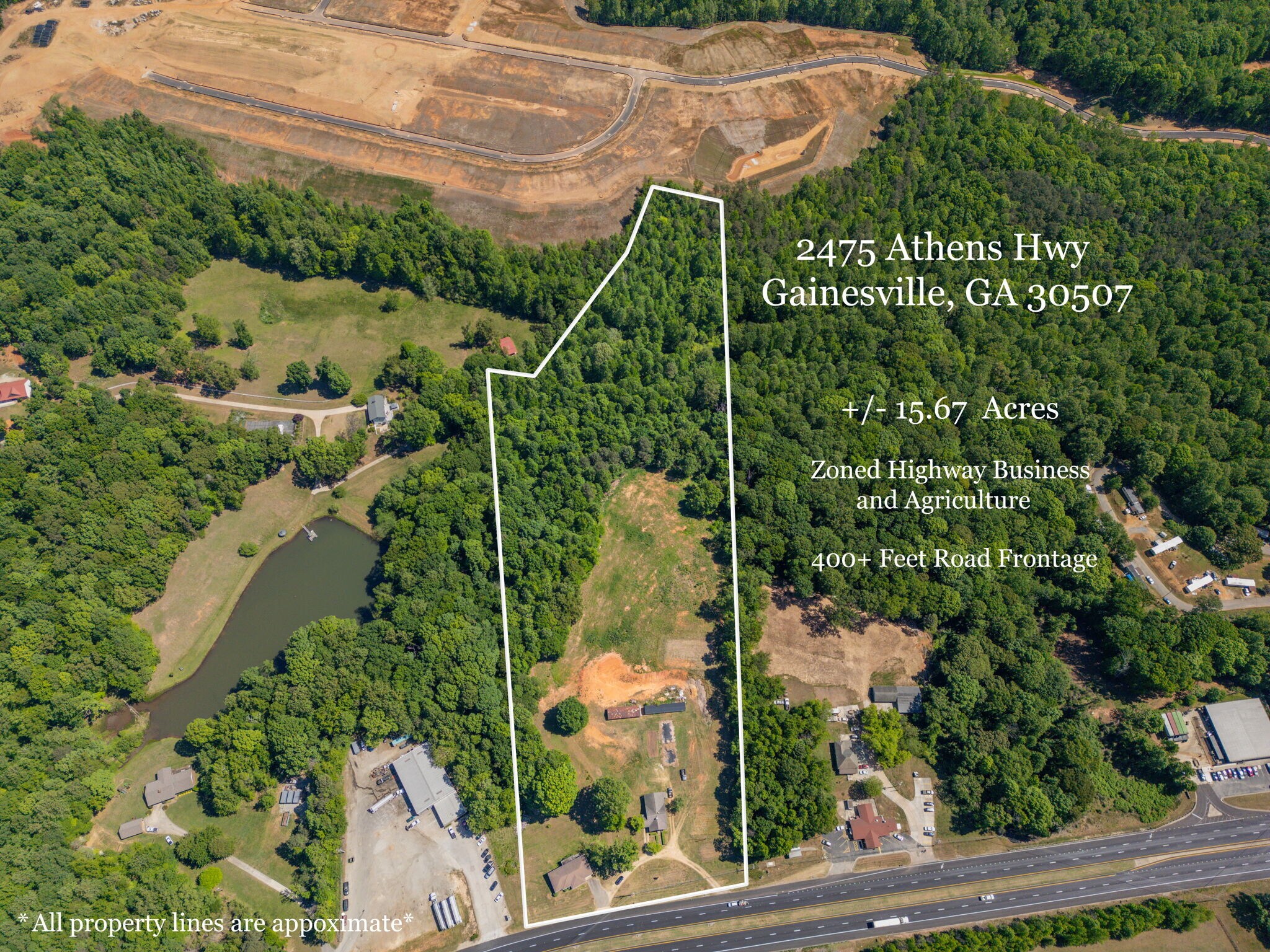 2475 Athens Hwy, Gainesville, GA à vendre Photo principale– Image 1 sur 22