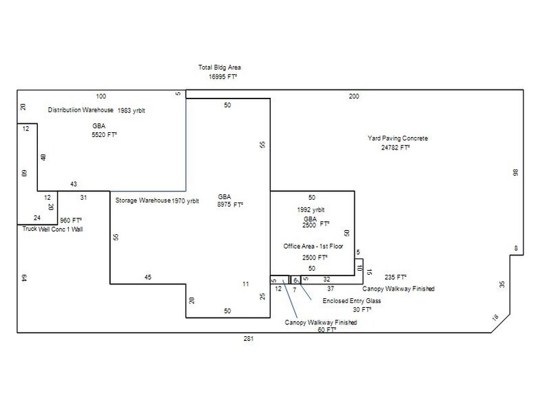 2010 Exchange Ave, Oklahoma City, OK à vendre - Plan d’étage – Image 2 sur 2