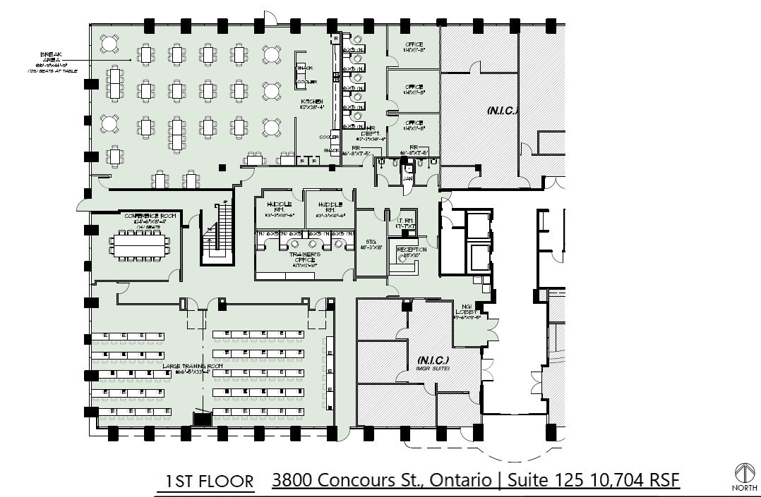 3800 Concours, Ontario, CA à louer Plan d’étage– Image 1 sur 1