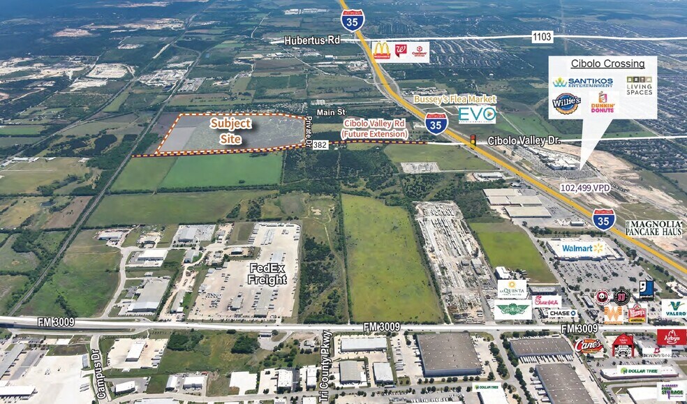 IH-35, Schertz, TX à vendre - Aérien – Image 2 sur 2