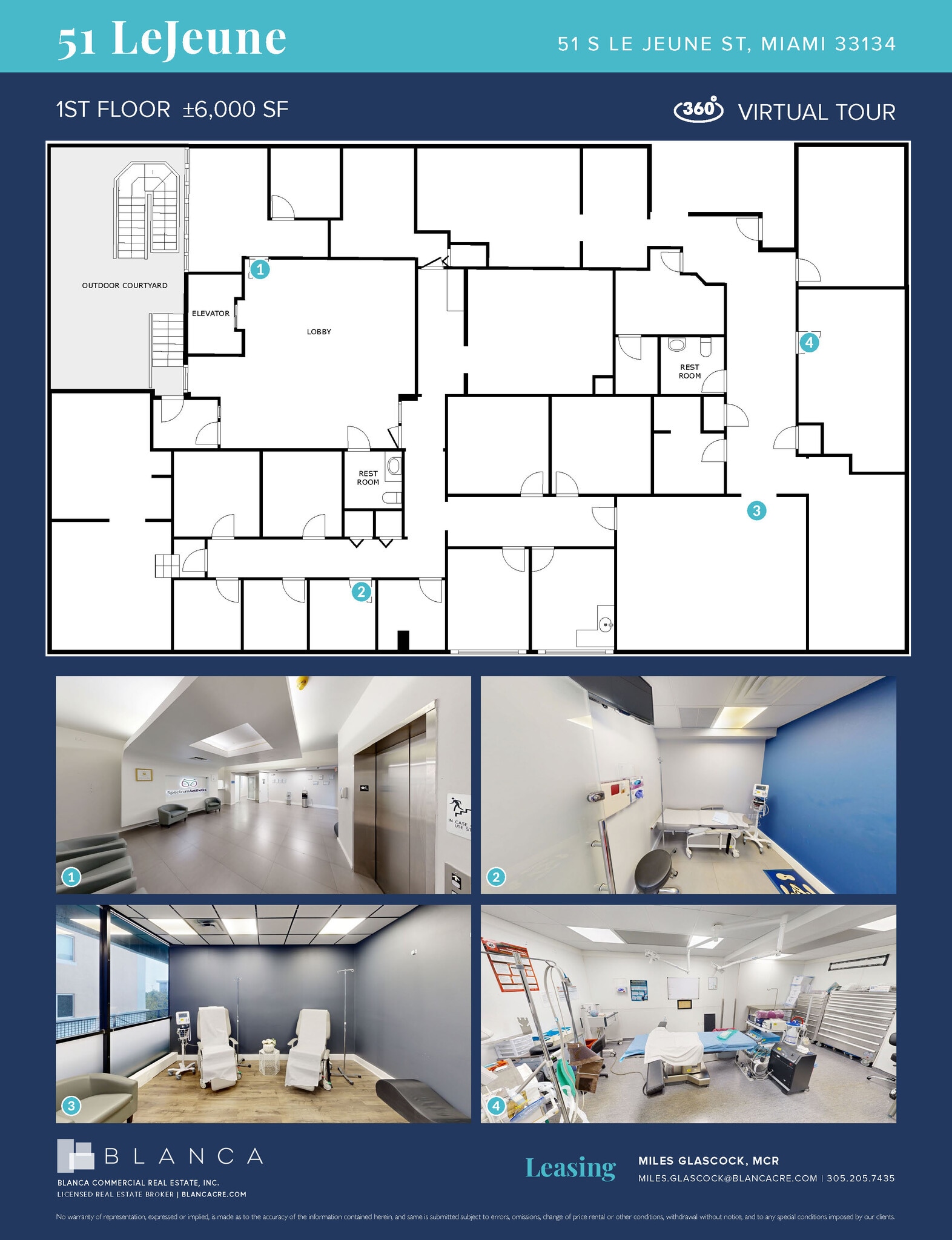 51 Le Jeune Ave, Miami, FL à vendre Plan d’étage– Image 1 sur 1