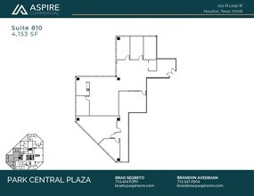 1111 N Loop W, Houston, TX à louer Plan d’étage– Image 1 sur 1