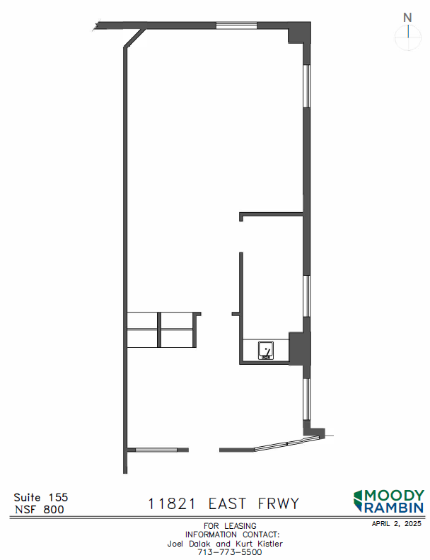 11821 E I-10 Fwy, Houston, TX à louer Plan d’étage– Image 1 sur 1