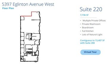 5397 Eglinton Ave W, Toronto, ON à louer Plan d’étage– Image 1 sur 1