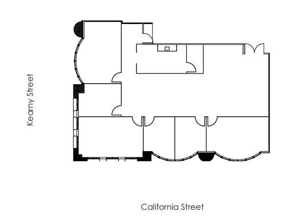 580 California St, San Francisco, CA à louer Plan d’étage– Image 1 sur 1