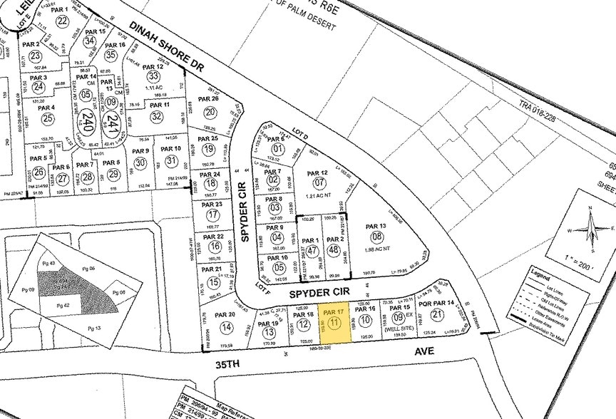 73741 Spyder Cir, Palm Desert, CA à vendre - Plan cadastral – Image 2 sur 3